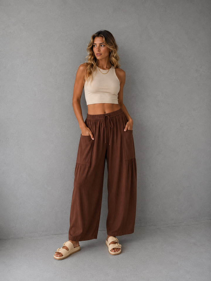LYNNA™ – Wide-Leg Comfort Pants