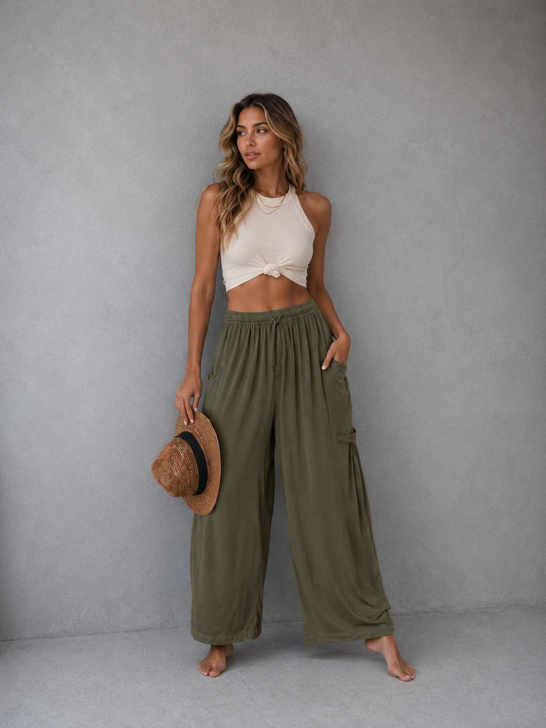 LYNNA™ – Wide-Leg Comfort Pants