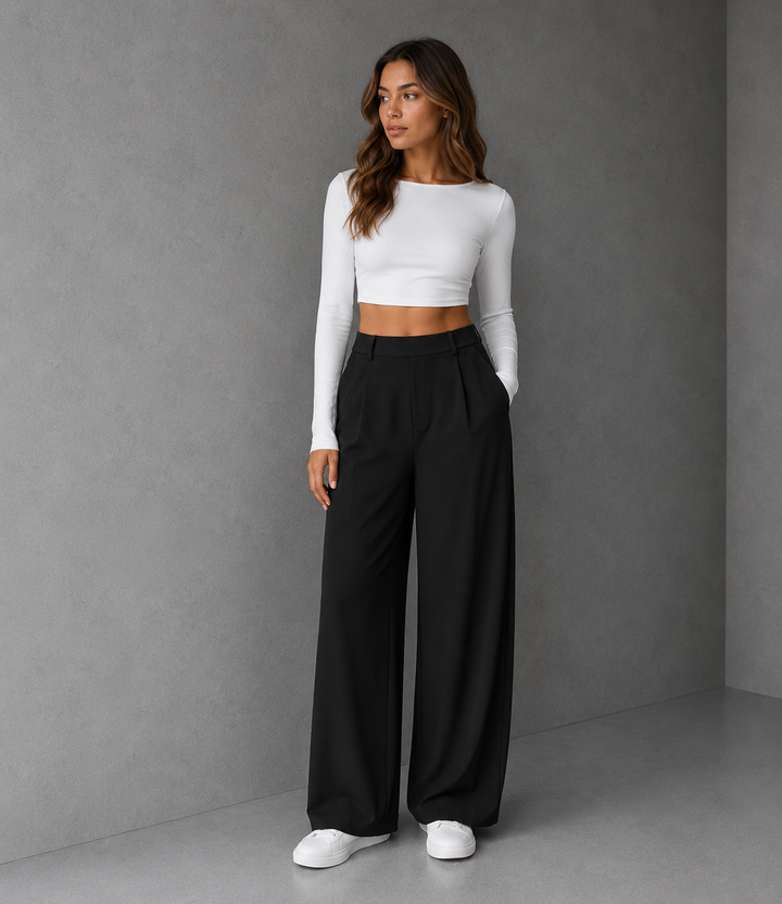 MONAH™ - Casual Wide Leg Minimalist Trouser