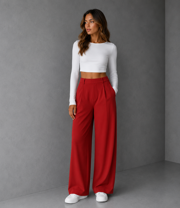 MONAH™ - Casual Wide Leg Minimalist Trouser