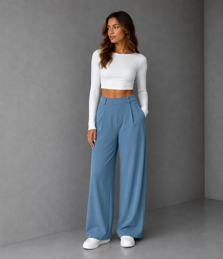MONAH™ - Casual Wide Leg Minimalist Trouser