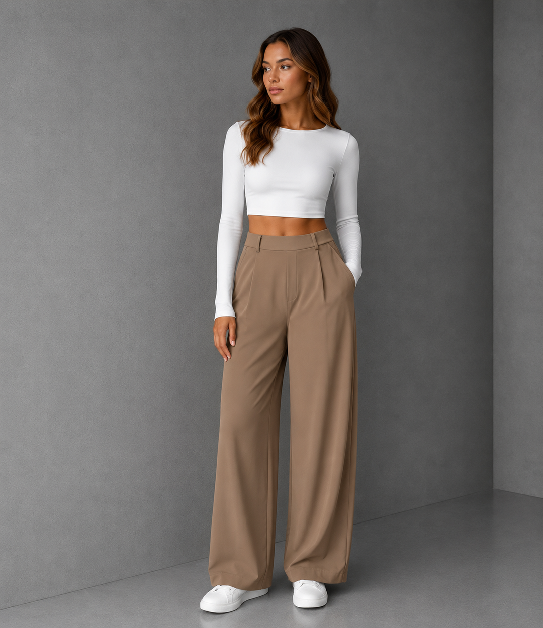 MONAH™ - Casual Wide Leg Minimalist Trouser