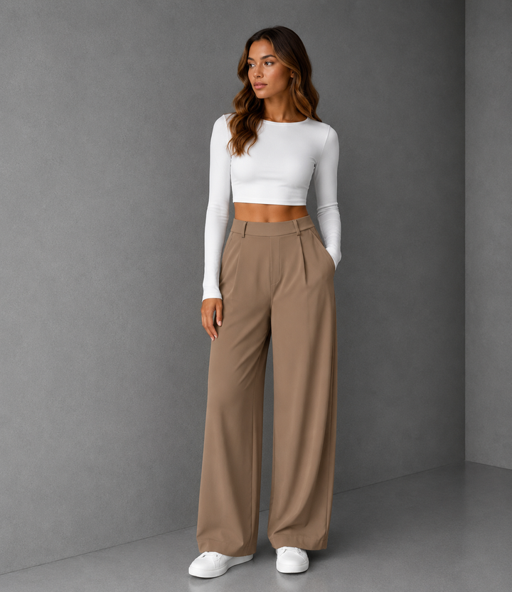 MONAH™ - Casual Wide Leg Minimalist Trouser
