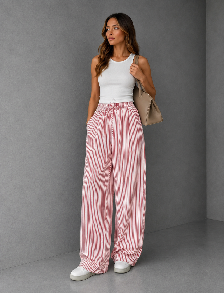 TAITE™ - Simple Summer Striped Relaxed Fit Buttom