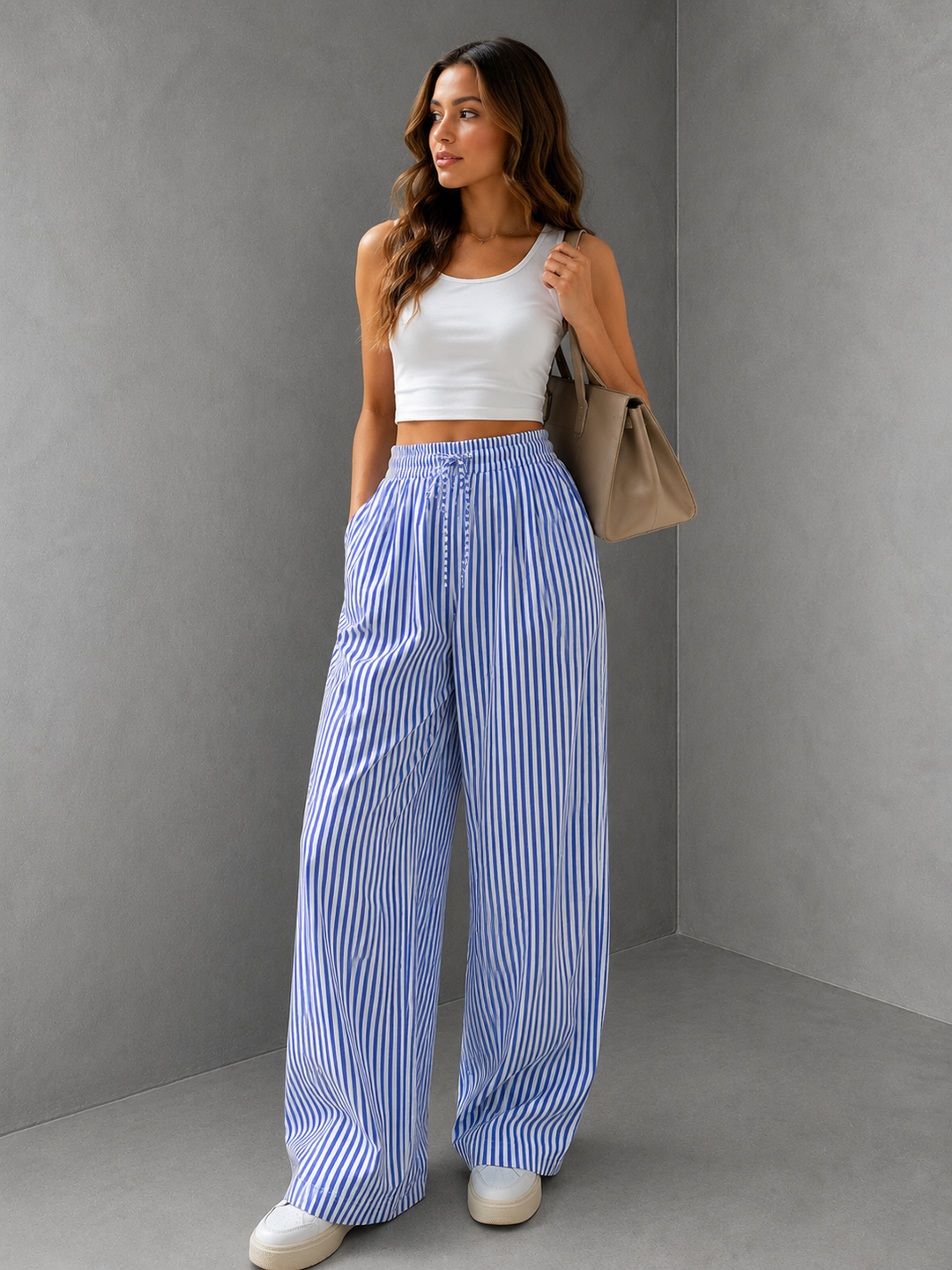 TAITE™ - Simple Summer Striped Relaxed Fit Buttom