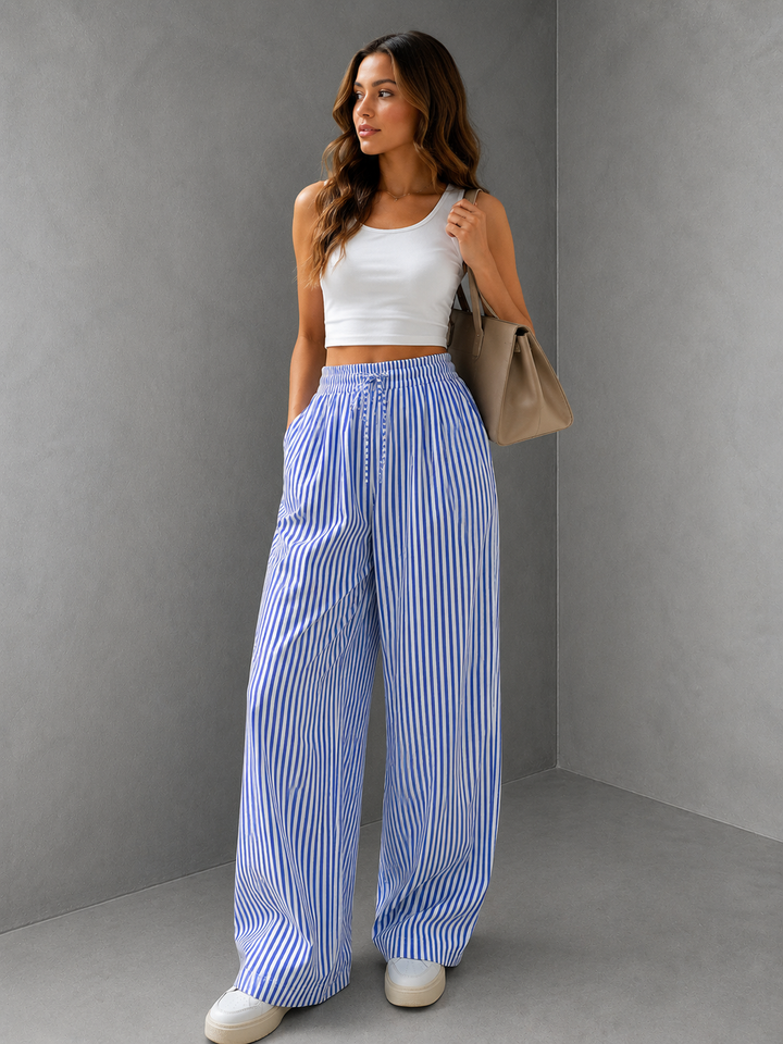 TAITE™ - Simple Summer Striped Relaxed Fit Buttom