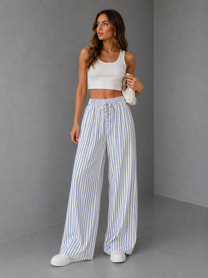 TAITE™ - Simple Summer Striped Relaxed Fit Buttom