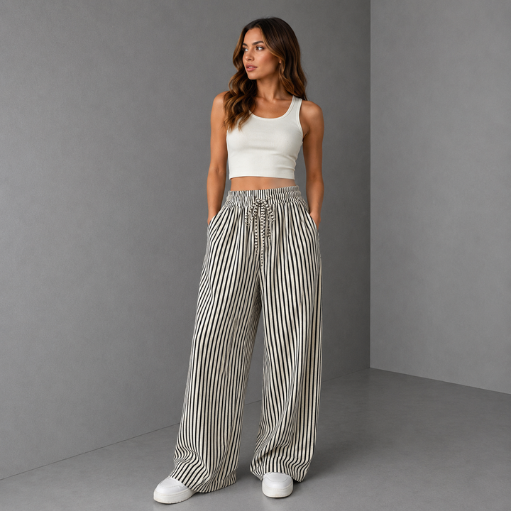 TAITE™ - Simple Summer Striped Relaxed Fit Buttom