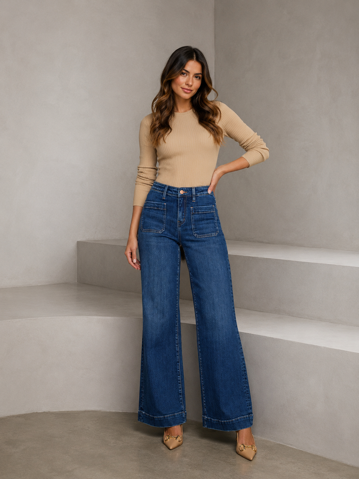 LOVIA™ – Classic Retro Slim Fit High Waist Jeans