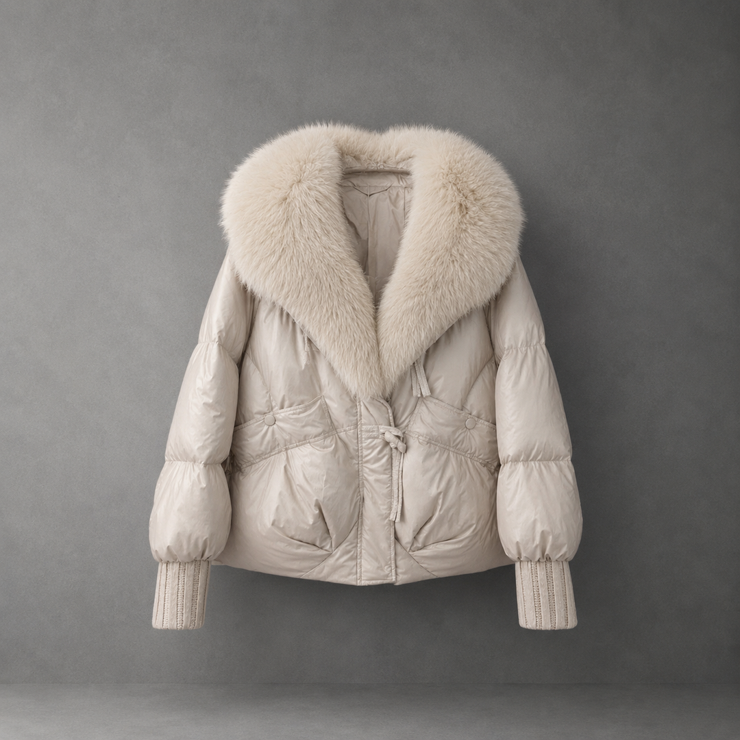 ELIZA™ - Winter Short Fur Collar  Jacket