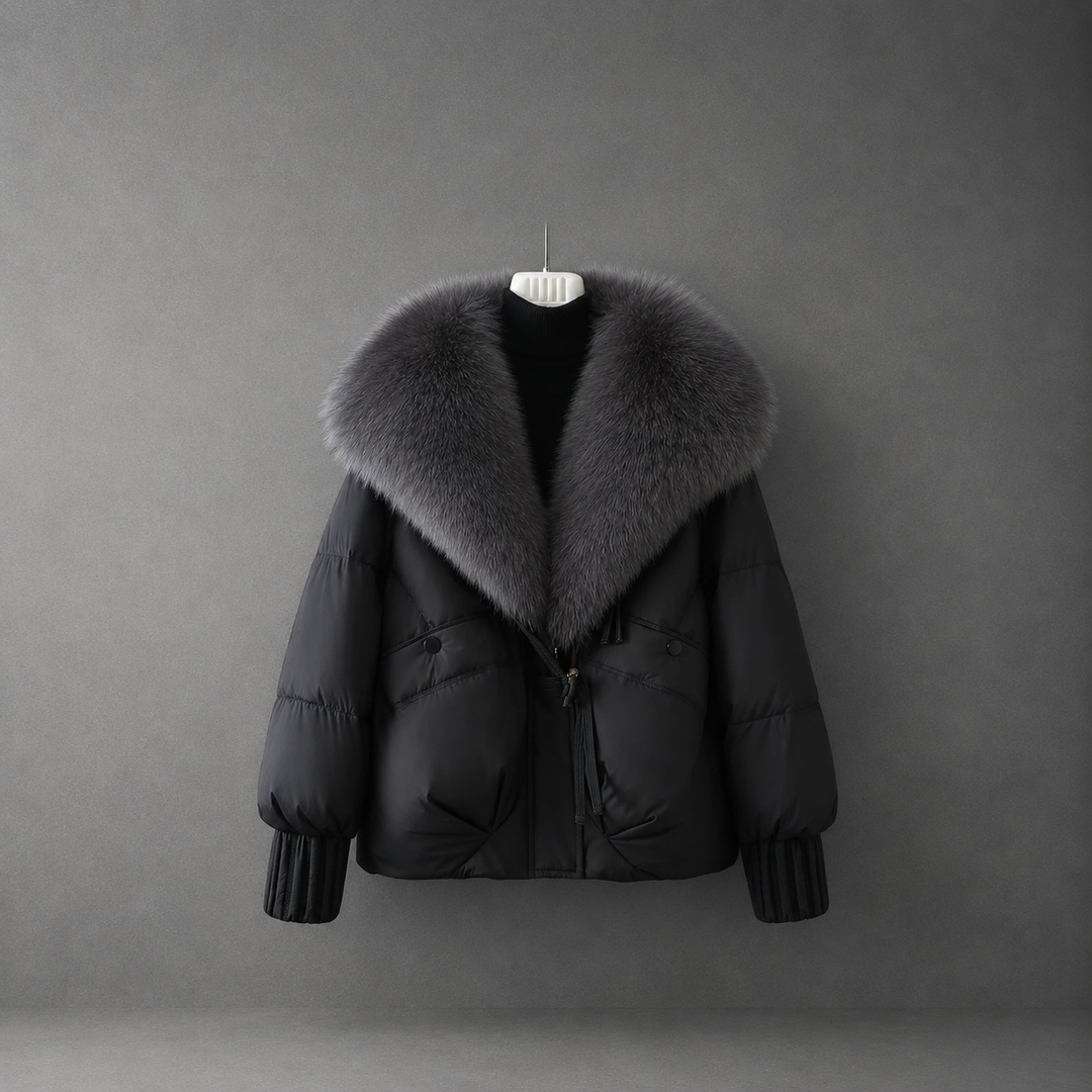 ELIZA™ - Winter Short Fur Collar  Jacket