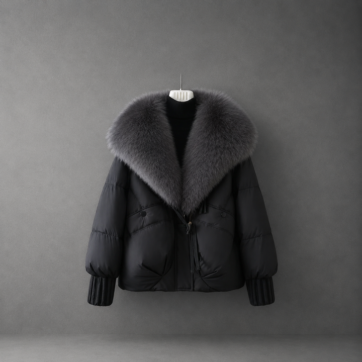 ELIZA™ - Winter Short Fur Collar  Jacket