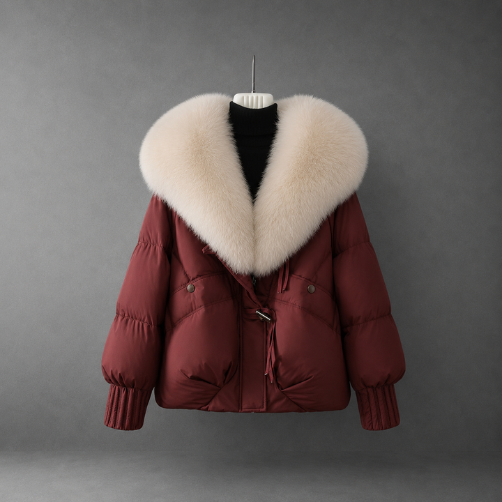 ELIZA™ - Winter Short Fur Collar  Jacket