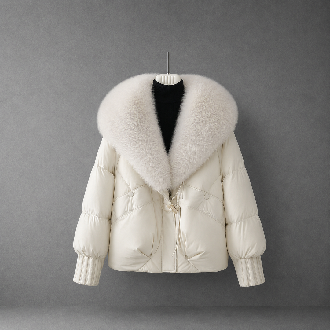 ELIZA™ - Winter Short Fur Collar  Jacket