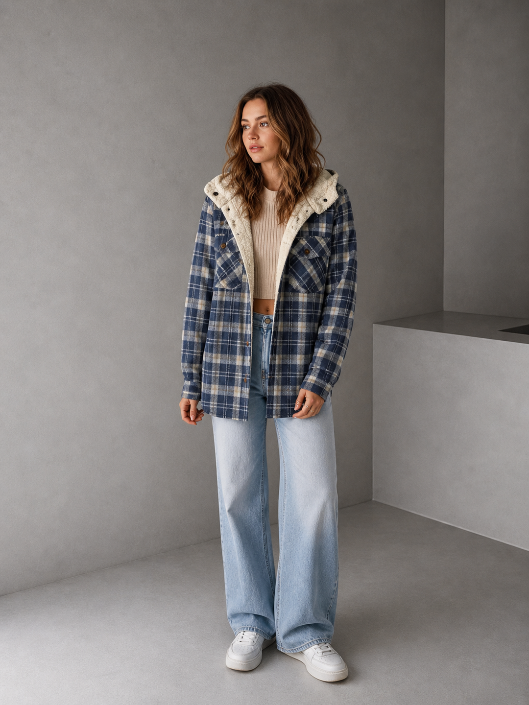PERESA™ - Casual Long Sleeve Button Front Hooded Coat