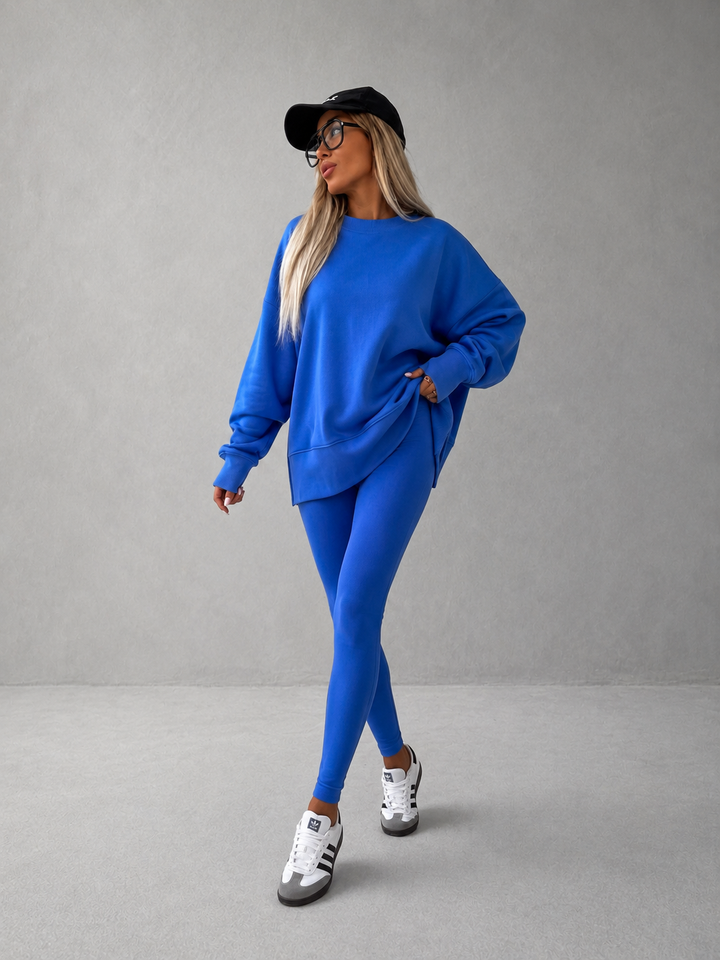 YACHI - Casual Long Sleeve Sweatshirt and Pants Set