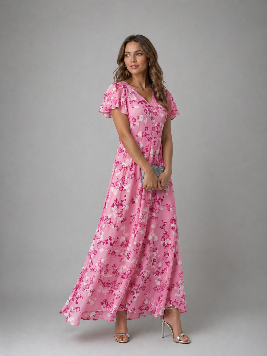 BRENDA™ – Flowing Floral Maxi Dress