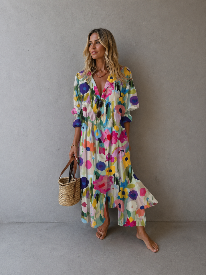 MELISSA™ - Chic Boho Maxi Dress