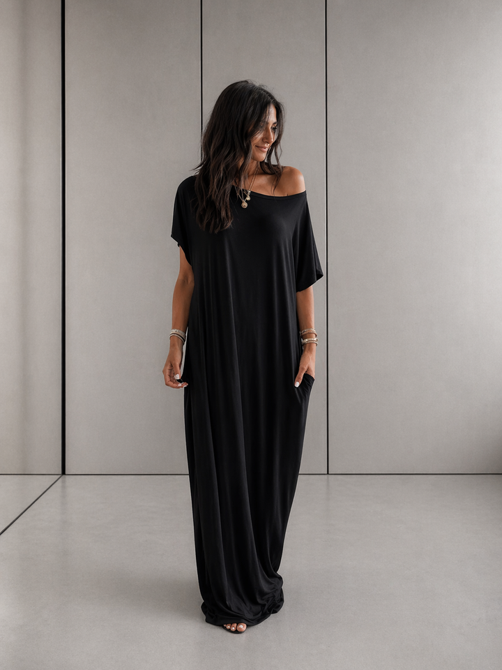 SHAEL™ - Loose Fit Round Neck Sleep Nightdress