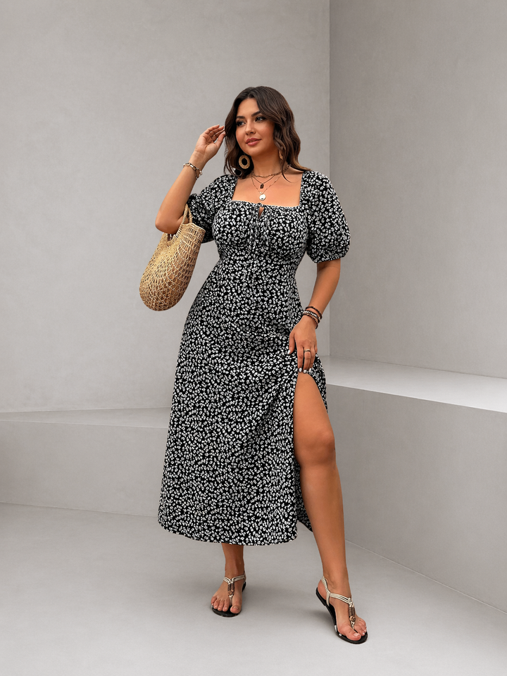 CLAIRE™ - Elegant Floral Maxi Dress