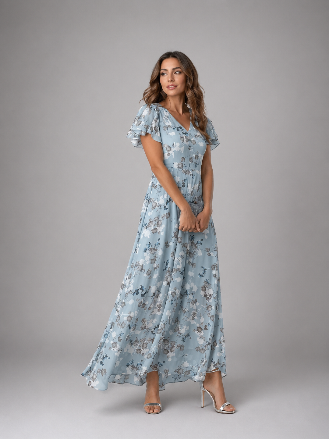 BRENDA™ – Flowing Floral Maxi Dress