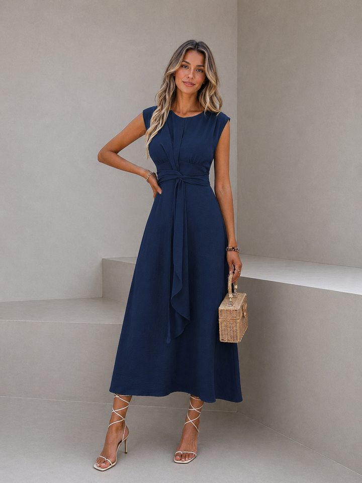REESE™ - Elegant Sleeveless Round Neck Maxi Dress