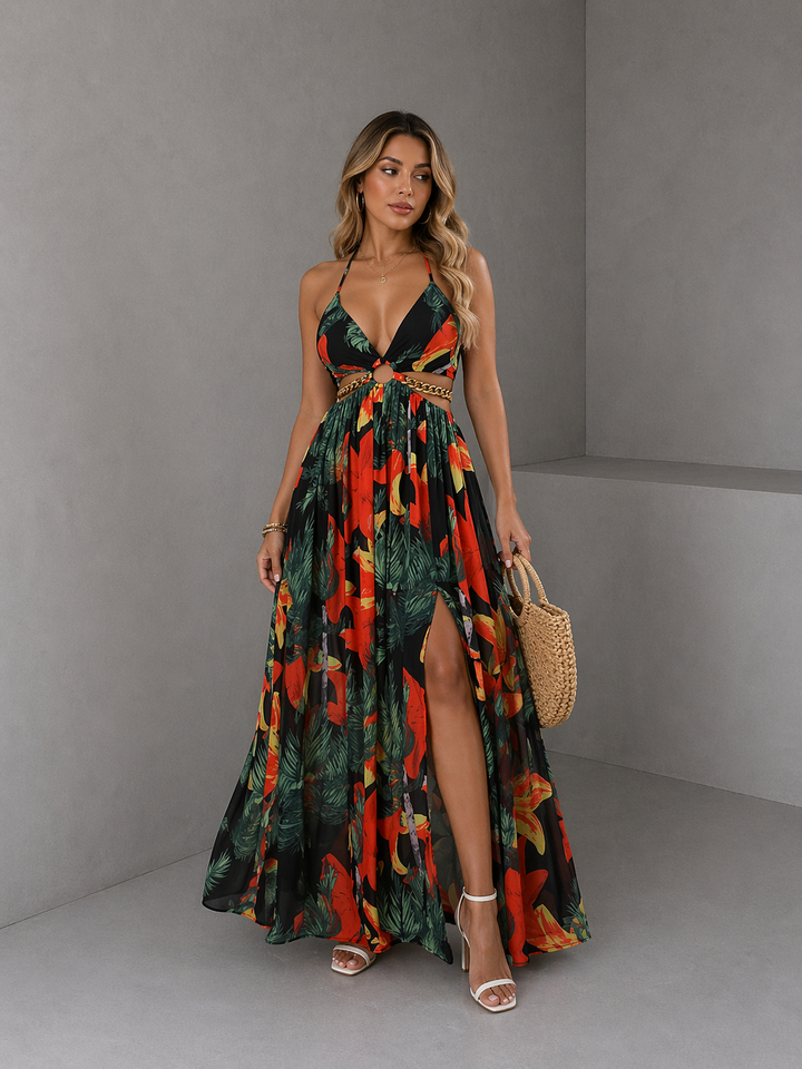 VANINA™ Radiant Floral Maxi Dress
