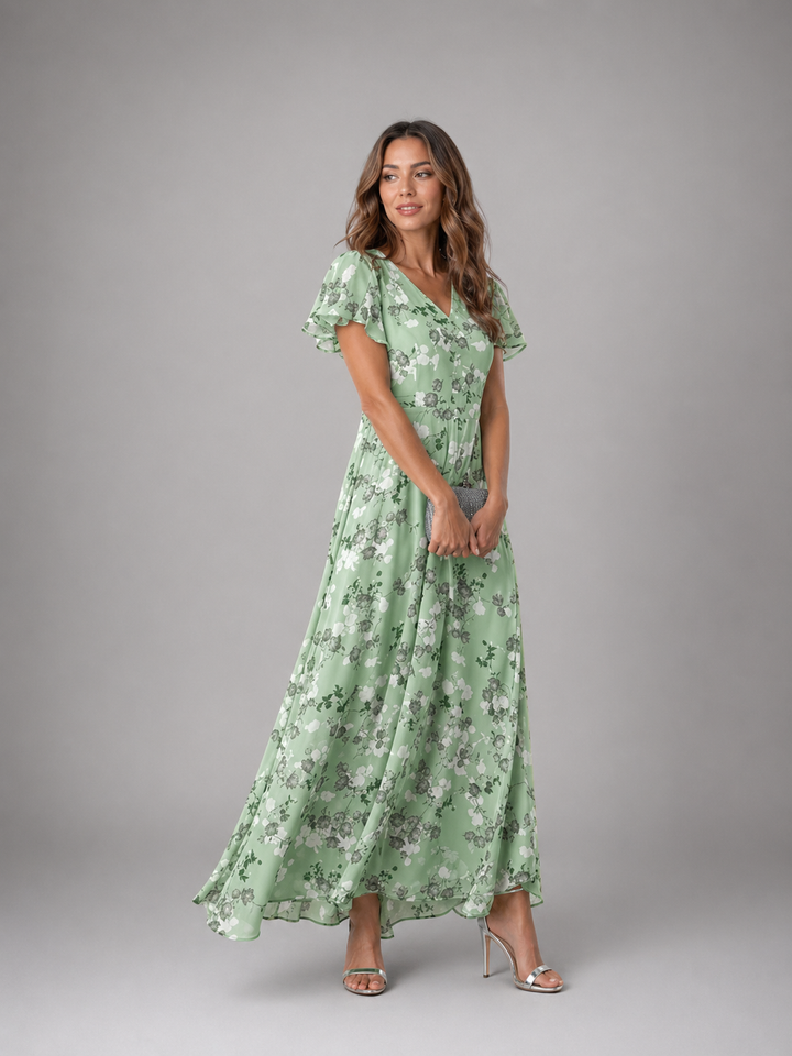 BRENDA™ – Flowing Floral Maxi Dress