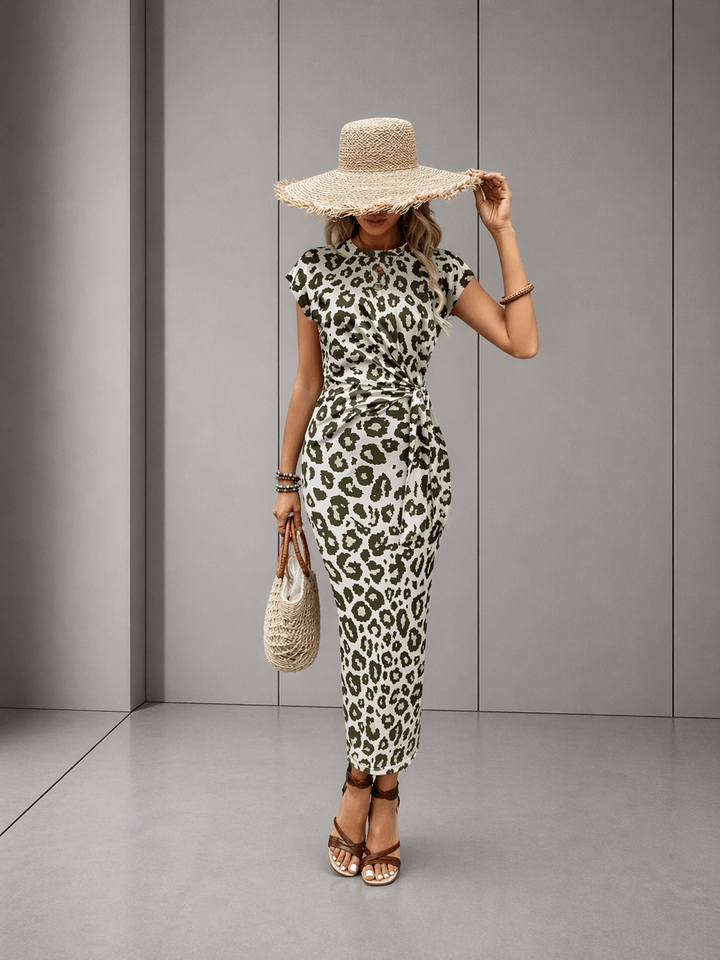 NEVAEH™ – Stylish Leopard Print Bodycon Dress