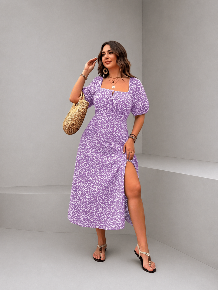 CLAIRE™ - Elegant Floral Maxi Dress