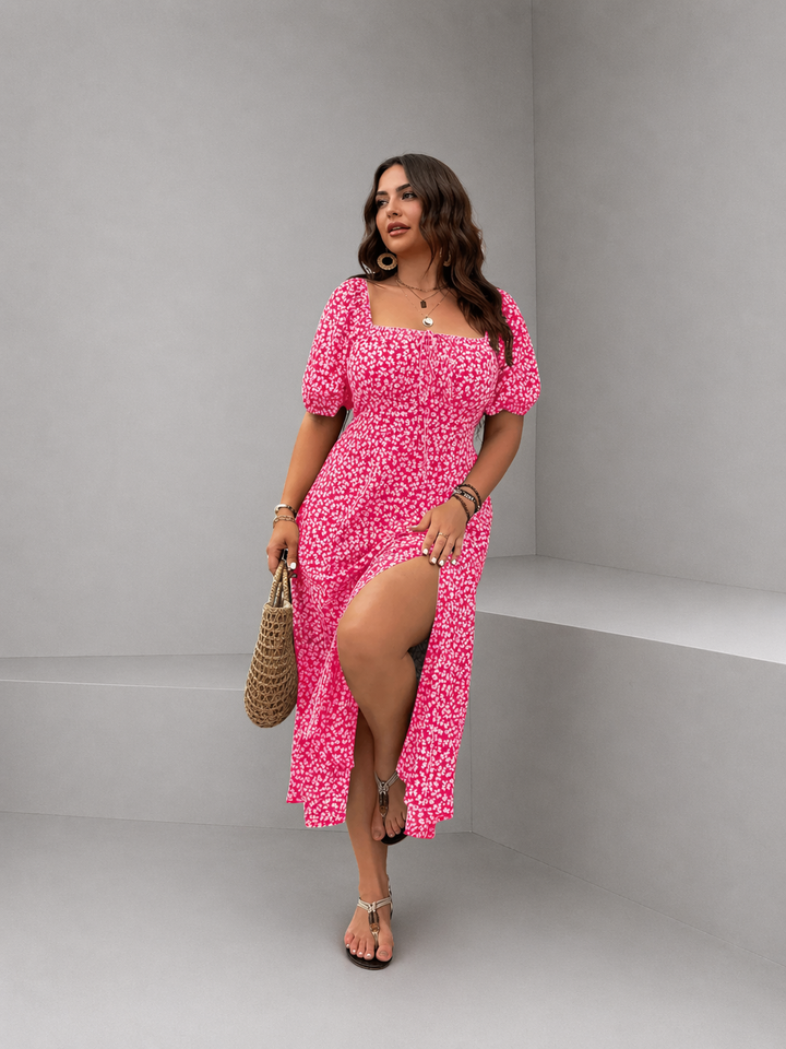 CLAIRE™ - Elegant Floral Maxi Dress